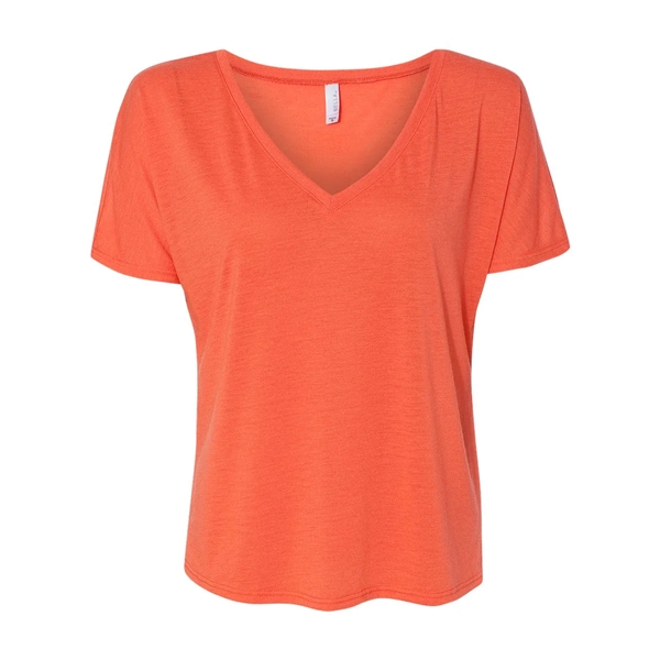 Women's flowy V-neck drop sleeve shirt. Blank product.... from ASI 84358 S&S Activewear