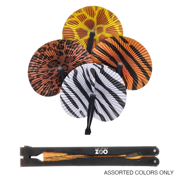 Safari Folding Fan.... from ASI 52710 Lincoln Line
