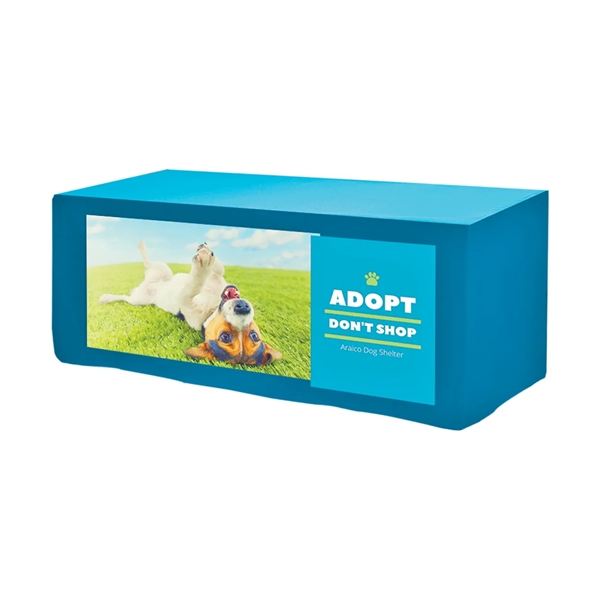15ft Flat Table Skirting Wrap - Full Color Front Panel Print.... from ASI 94105 Visual Textile Resource