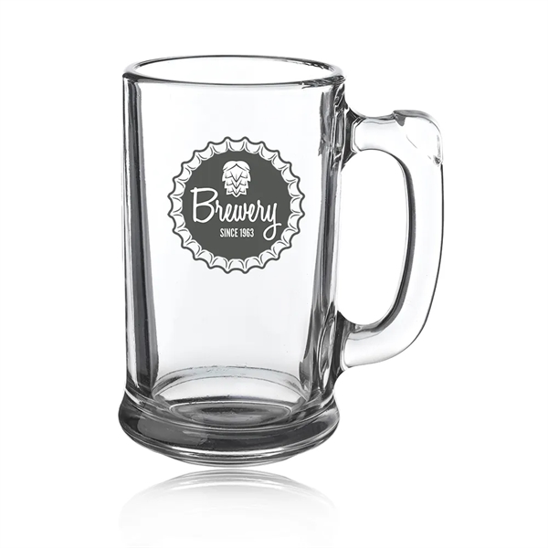 14 oz. glass beer mug with a thick base and handle.... from ASI 39552 BEL Promo