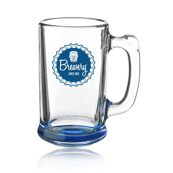 14 oz. glass beer mug with a thick base and handle.... from ASI 39552 BEL Promo