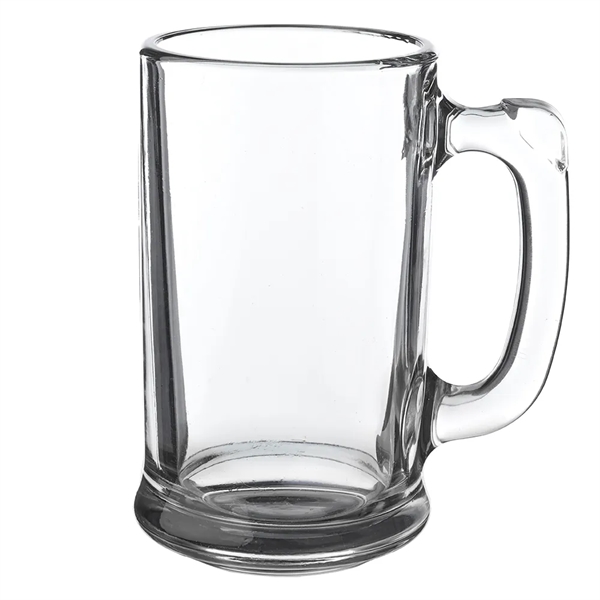 14 oz. glass beer mug with a thick base and handle.... from ASI 39552 BEL Promo