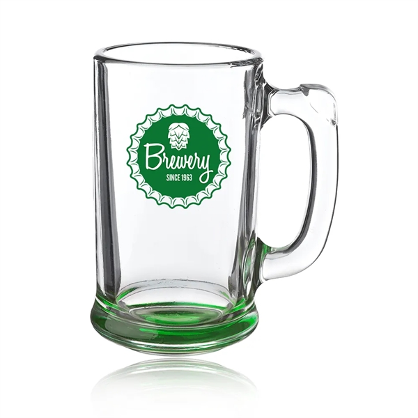 14 oz. glass beer mug with a thick base and handle.... from ASI 39552 BEL Promo