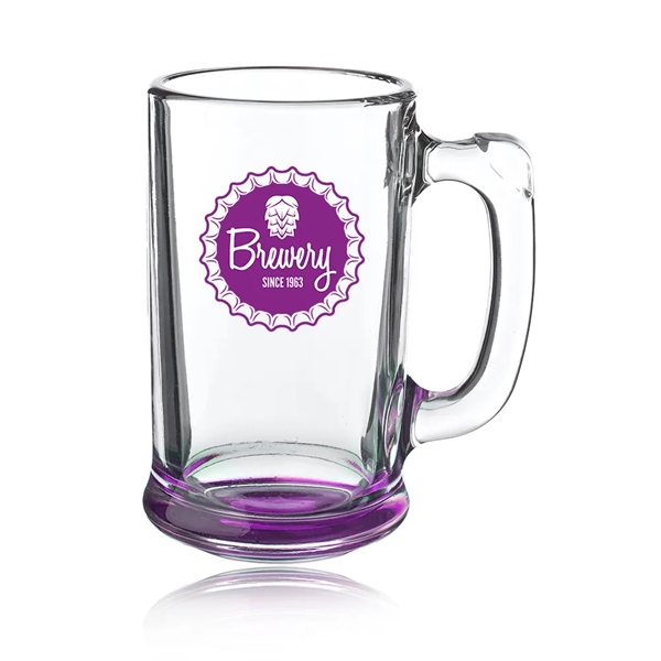 14 oz. glass beer mug with a thick base and handle.... from ASI 39552 BEL Promo