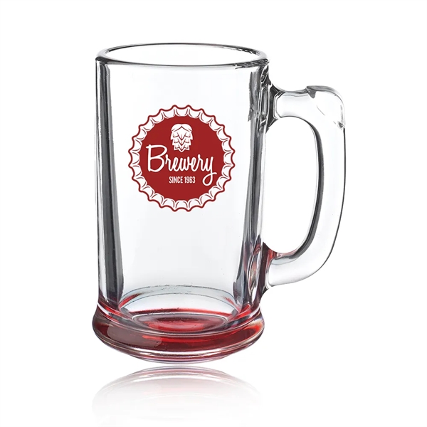 14 oz. glass beer mug with a thick base and handle.... from ASI 39552 BEL Promo