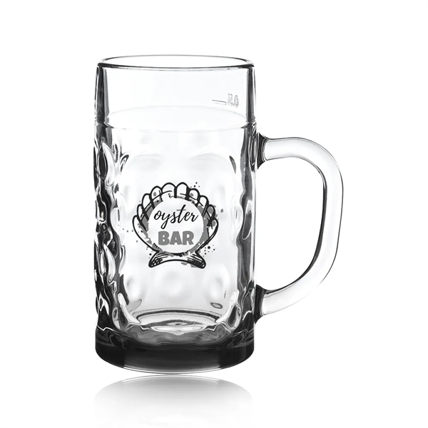 22 oz. (.5 liter) Oktoberfest-inspired glass beer mug.... from ASI 39552 BEL Promo