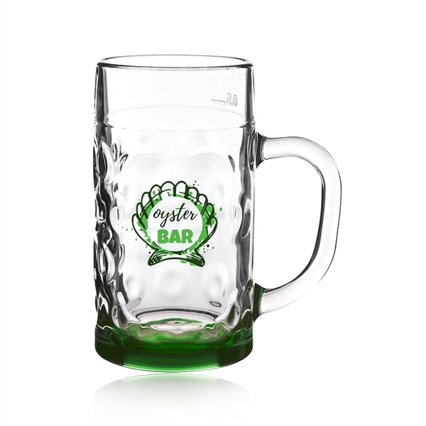 22 oz. (.5 liter) Oktoberfest-inspired glass beer mug.... from ASI 39552 BEL Promo