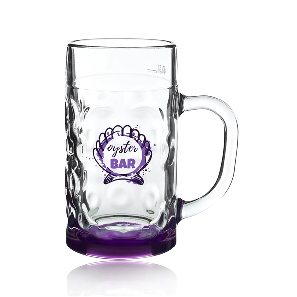 22 oz. (.5 liter) Oktoberfest-inspired glass beer mug.... from ASI 39552 BEL Promo