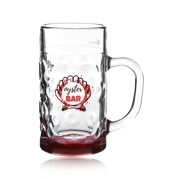 22 oz. (.5 liter) Oktoberfest-inspired glass beer mug.... from ASI 39552 BEL Promo