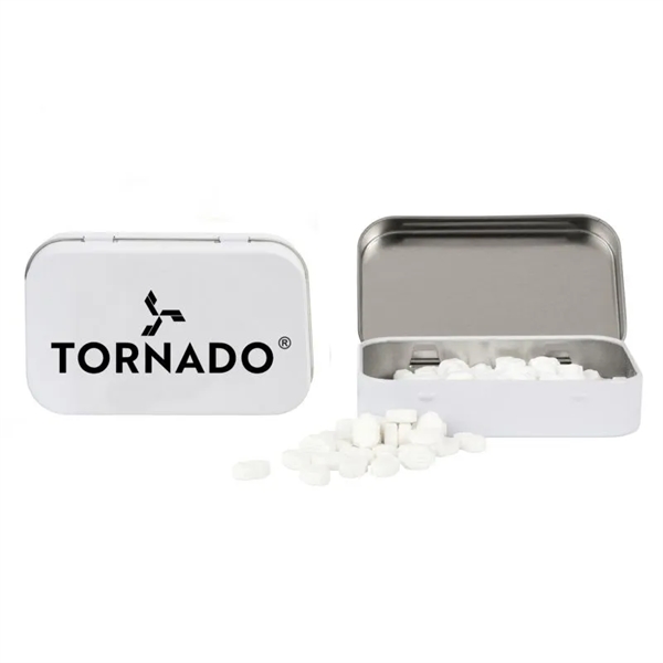 Rectangular Tin with Dollar Sign Shaped Mints... from ASI 44900 NC Custom (CI/Lanco) / Chocolate Inn