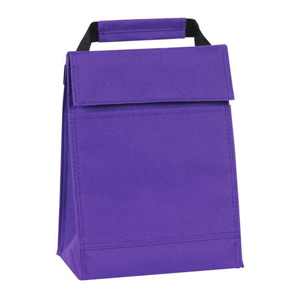 7" x 9.5" x 4.5" polyester lunch bag with PEVA lining,... from ASI 37980 Bagworld
