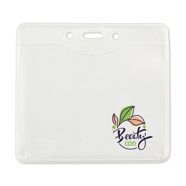 Sustainable PureClear™ PVC-Free vinyl badge holders contain no harmful chemicals. Anti-print... from ASI 79898 Promovision / PROMOVISION