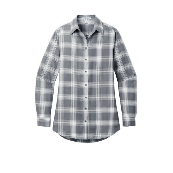 Port Authority Ladies Plaid Flannel Tunic .... from ASI 84863 SanMar