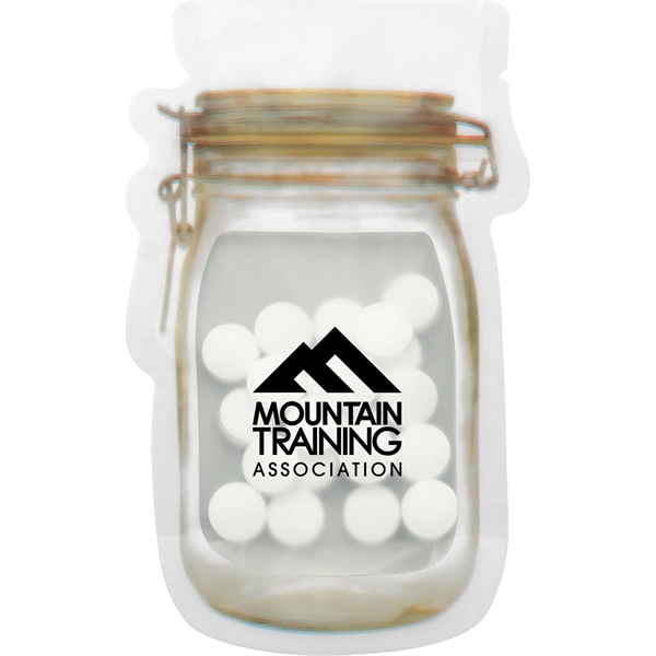 MASON JAR BAG OF CANDY... from ASI 30208 A P Specialties / AP Specialties