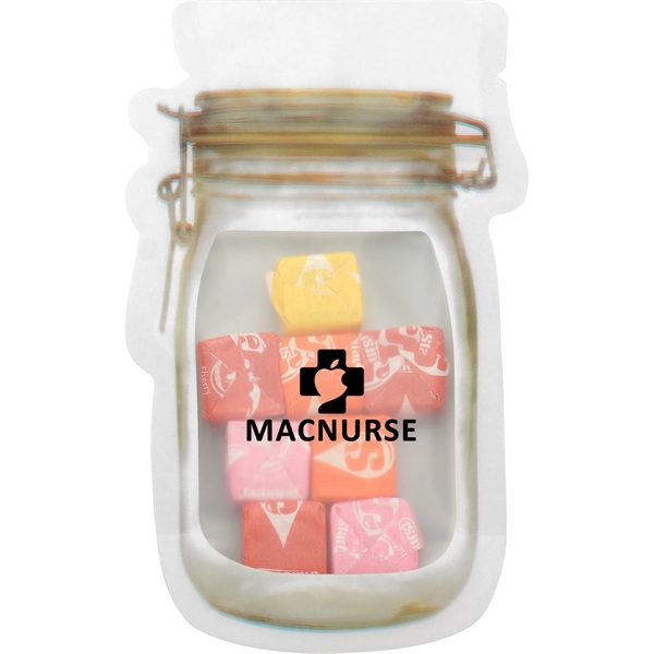 MASON JAR BAG OF CANDY... from ASI 30208 A P Specialties / AP Specialties