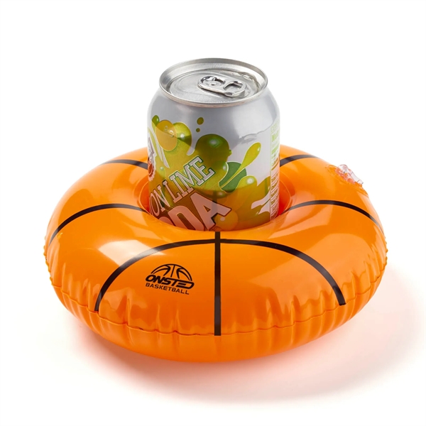 7" floating coaster shaped like a basketball.... from ASI 63549 Jornik Manufacturing Corp