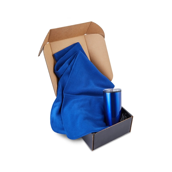 Gift set with a kraft gift box, 20-ounce insulated bottle, and... from ASI 79530 Prime Line