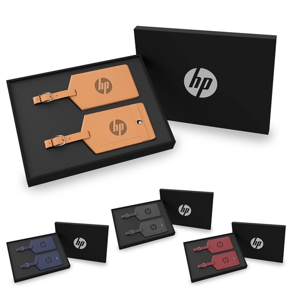 Kit includesbr/2x G528 Toscano Genuine Leather  Luggage Tagbr/P521 2-Piece Gift... from ASI 88660 Spector & Co.