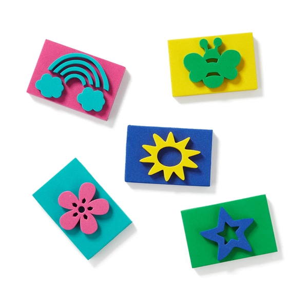 2 piece foam stamp pack with full color header card.... from ASI 63549 Jornik Manufacturing Corp