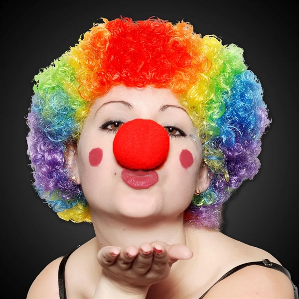 2" foam clown nose; one size fits most.... from ASI 42016 Brighter Promotions Inc / Chemical Light™