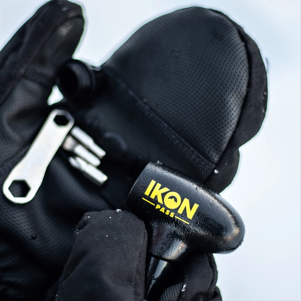 Customizable polycarbonate tool for adjusting snowboard and skis that measures 3.75"... from ASI 72657 Active Life Promo / Action Sports Promo