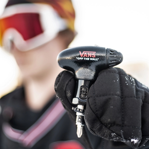 Customizable polycarbonate tool for adjusting snowboard and skis that measures 3.75"... from ASI 72657 Active Life Promo / Action Sports Promo