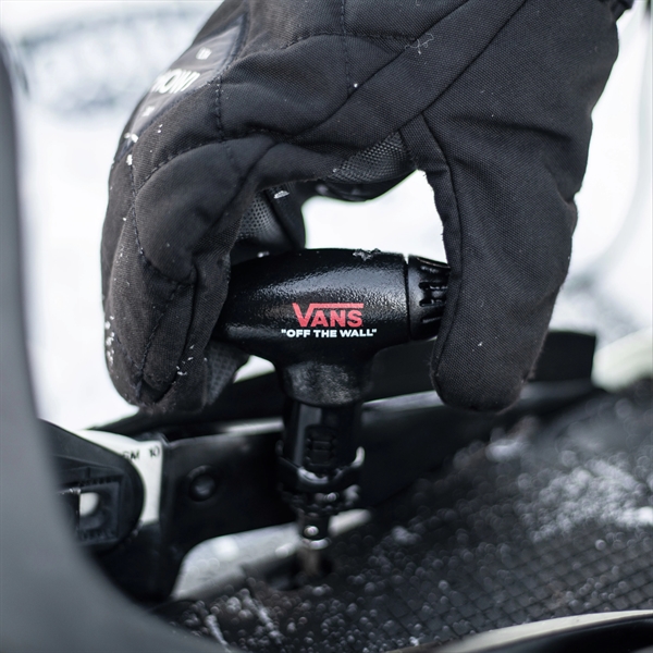 Customizable polycarbonate tool for adjusting snowboard and skis that measures 3.75"... from ASI 72657 Active Life Promo / Action Sports Promo