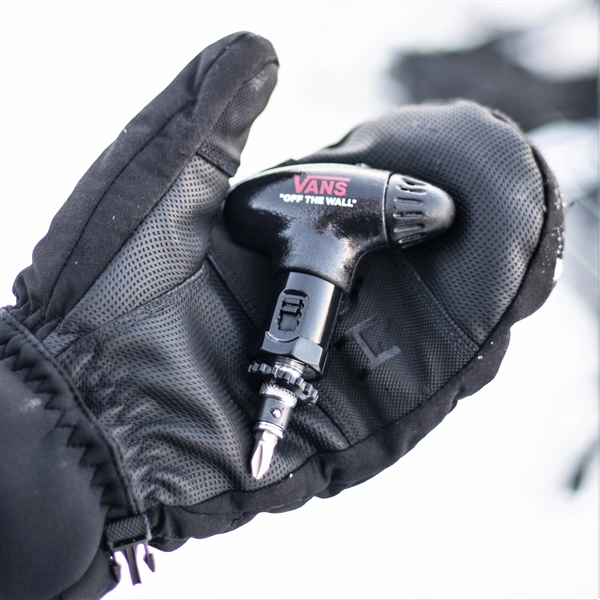 Customizable polycarbonate tool for adjusting snowboard and skis that measures 3.75"... from ASI 72657 Active Life Promo / Action Sports Promo