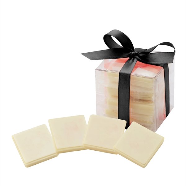 4pc Belgian White Chocolate Bite Size Holiday Gift Box.... from ASI 71685 Midnite Snax®