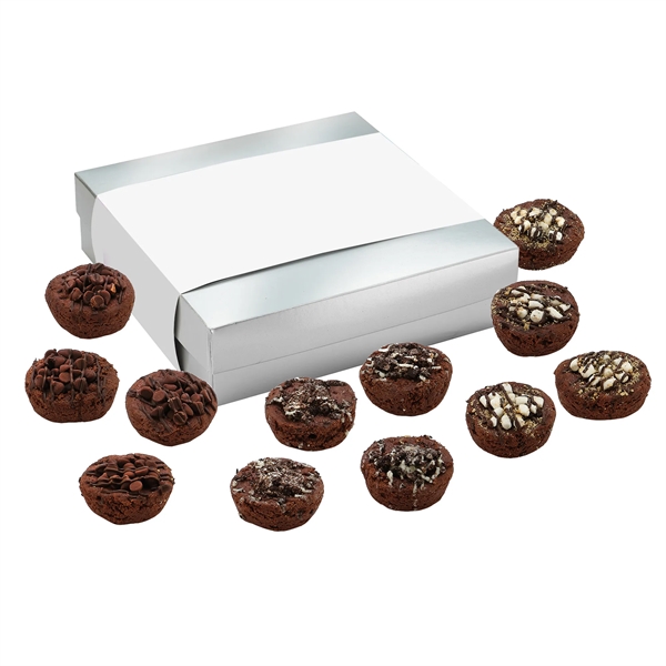 Brownie Bites Gift Box with 12 individually wrapped brownies with decadent... from ASI 71685 Midnite Snax®