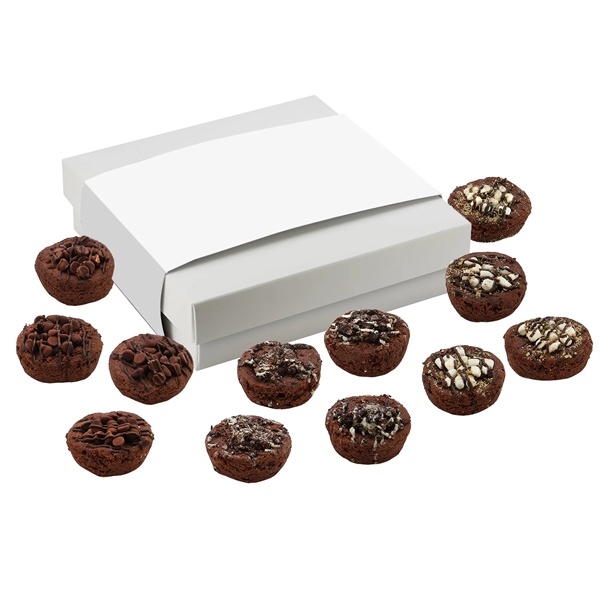 Brownie Bites Gift Box with 12 individually wrapped brownies with decadent... from ASI 71685 Midnite Snax®
