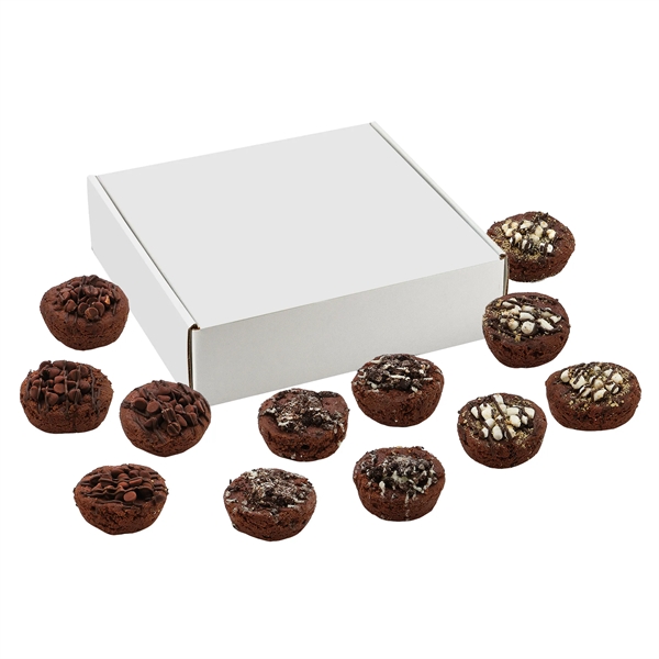 Brownie Bites Mailer Box with 12 individually wrapped brownies with decadent... from ASI 71685 Midnite Snax®