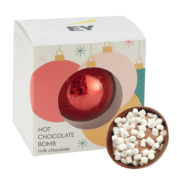Mega Hot Chocolate Bomb in Window Box - Milk Chocolate with... from ASI 71685 Midnite Snax®