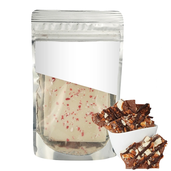 Belgian Bark in Resealable Pouch (Sweet & Salty Pretzel Toffee Bark).... from ASI 71685 Midnite Snax®
