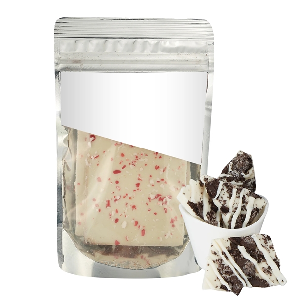 Belgian Bark in Resealable Pouch (Cookies & Cream Bark).... from ASI 71685 Midnite Snax®
