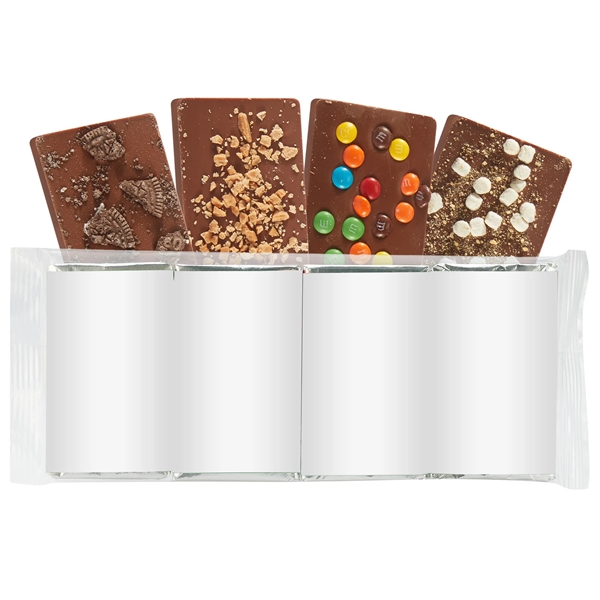 1oz Belgian Chocolate Bar Gift Set includes Oreo®, Toffee & M&M®,... from ASI 71685 Midnite Snax®