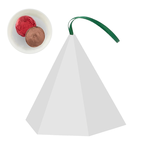 Ornament Box with a Classic Milk Hot Chocolate Bomb.... from ASI 71685 Midnite Snax®