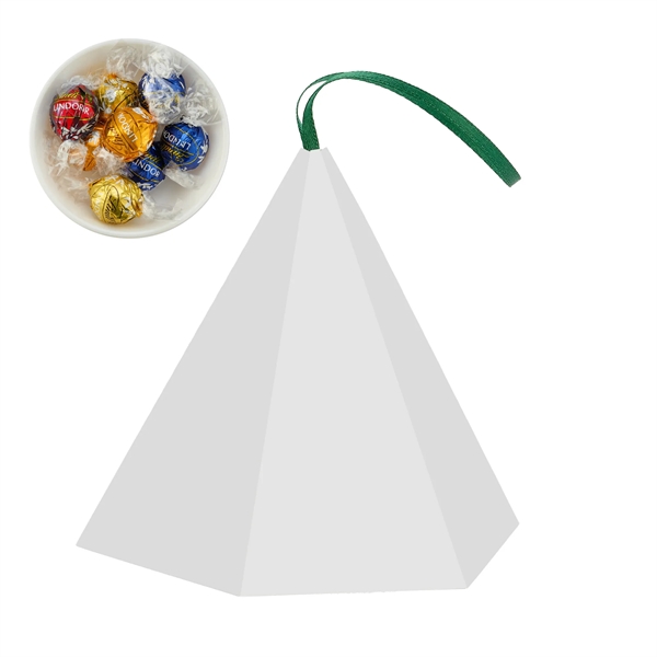 Ornament Box with Lindt® Truffles... from ASI 71685 Midnite Snax®