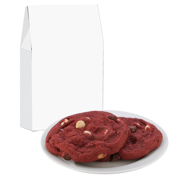 Milk Carton Inspired Box w/ 2 Gourmet Cookies - Featuring Soft-Touch... from ASI 71685 Midnite Snax®