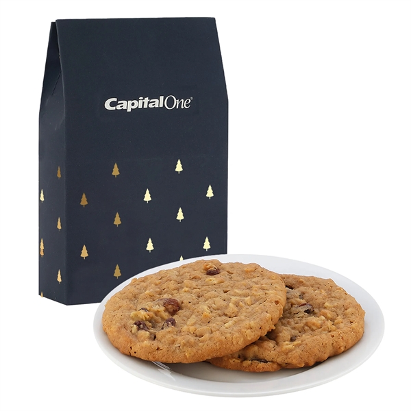 Milk Carton Inspired Box w/ 2 Gourmet Cookies - Featuring Soft-Touch... from ASI 71685 Midnite Snax®