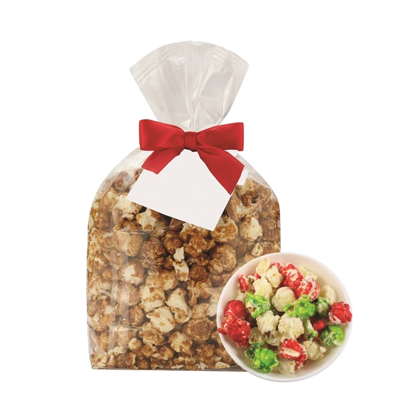 Extra Large Gourmet Holiday Popcorn Gift Bag, 12.6 oz.... from ASI 71685 Midnite Snax®