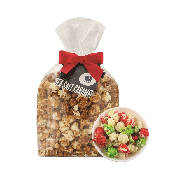 Extra Large Gourmet Holiday Popcorn Gift Bag, 12.6 oz.... from ASI 71685 Midnite Snax®