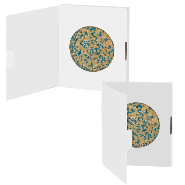 Storybook Box with Sugar Cookie with Corporate Color™ Nonpareils Gourrmet Cookie.... from ASI 71685 Midnite Snax®