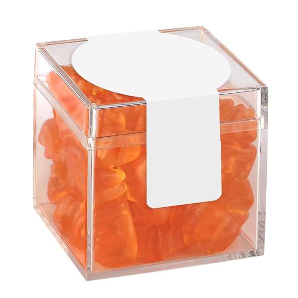 Signature Candy Cube w/ Champagne Gummy Bears (4.2 oz).... from ASI 71685 Midnite Snax®