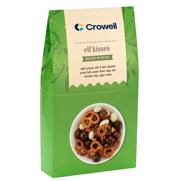 Gable Box with Salted Pretzels, Milk & Dark Chocolate Pretzel Balls,... from ASI 71685 Midnite Snax®