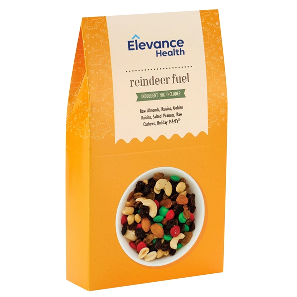 Gable Box with Raw Almonds, Raisins, Golden Raisins, Salted Peanuts, Raw... from ASI 71685 Midnite Snax®