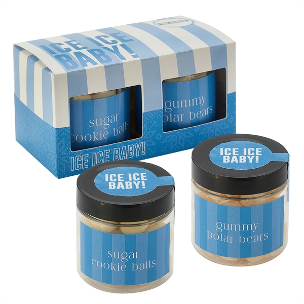 2 Way Signature Candy Jar Sets - Ice Ice Baby that... from ASI 71685 Midnite Snax®