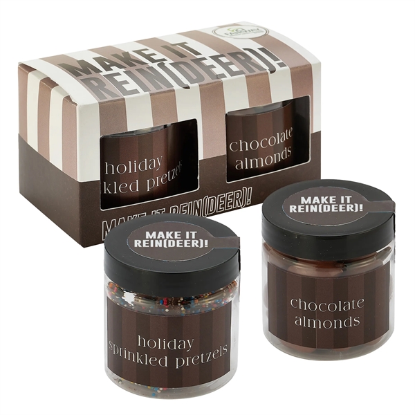 2 Way Signature Candy Jar Sets - Make it Rein(Deer) that... from ASI 71685 Midnite Snax®