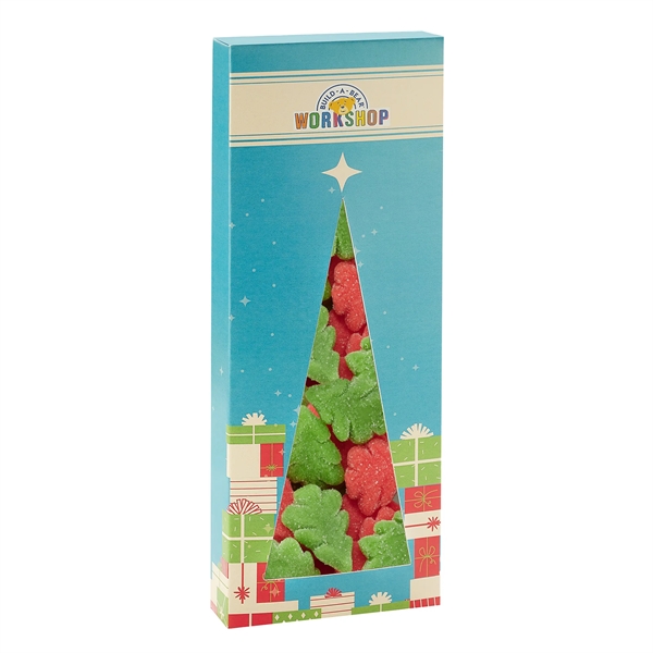 Holiday Candy Box w/ Tree Window - Gummy Holiday Trees, 6... from ASI 71685 Midnite Snax®