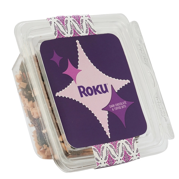 Pretzel Containers - Milk Chocolate Pretzels with Crushed Toffee (2.5 oz.).... from ASI 71685 Midnite Snax®